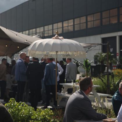 Guests at a company party